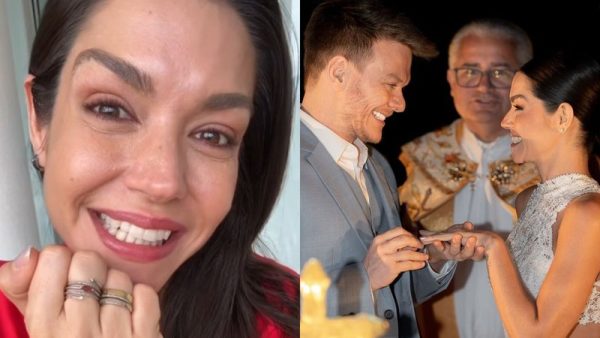 Thais Fersoza se emociona em carta após renovar votos com Teló