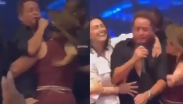 Fã levanta Leonardo no Colo