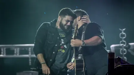 Henrique e Juliano, acidente