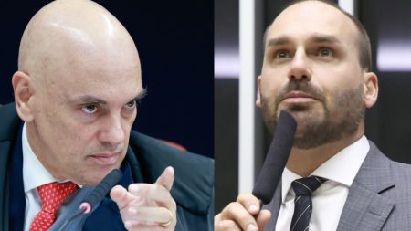 Eduardo Bolsonaro nos EUA critica Moraes: "cutucar leão"