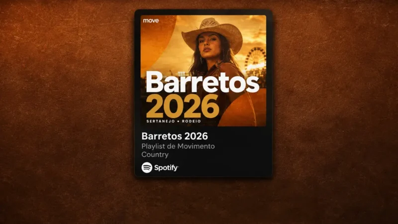Playlist Barretos 2026 reúne hits para entrar no clima do rodeio